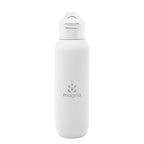 Hydrus Recycled Stainless Steel Bottle, 20 oz - White - Laser Engraving