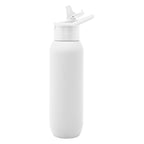 Hydrus Recycled Stainless Steel Bottle, 20 oz - White - Side