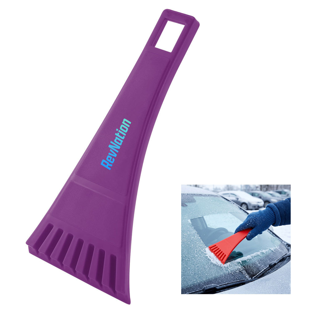 Ice Scraper, Recycled - Purple - Full Color