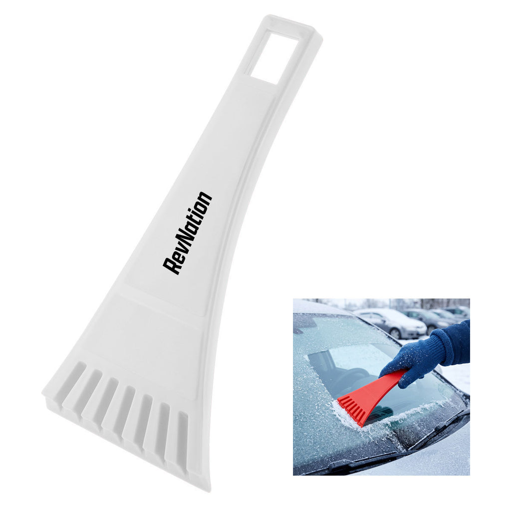 Ice Scraper, Recycled - White - Pad Print