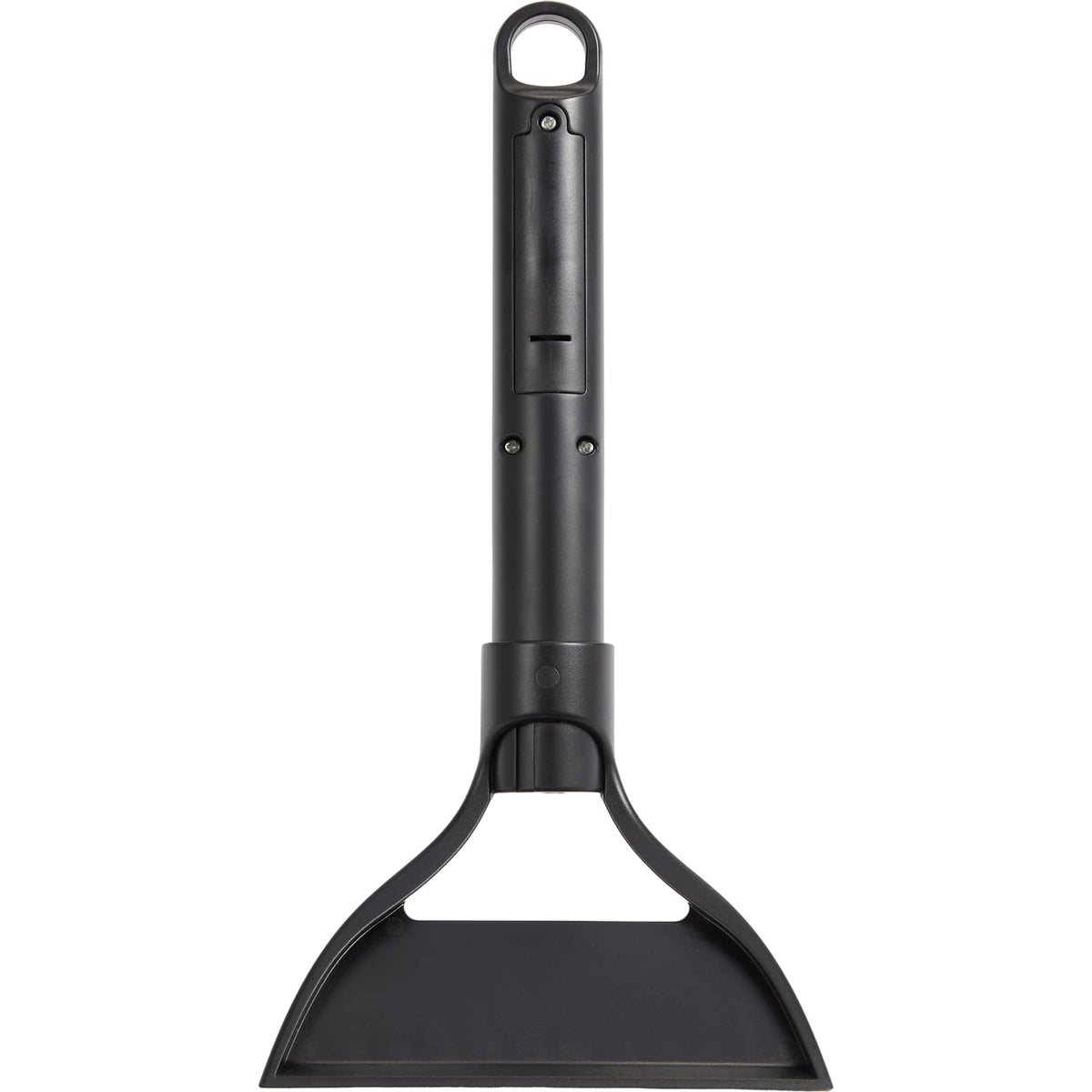 Ice Scraper with Flashlight and Work Light - Black - Back