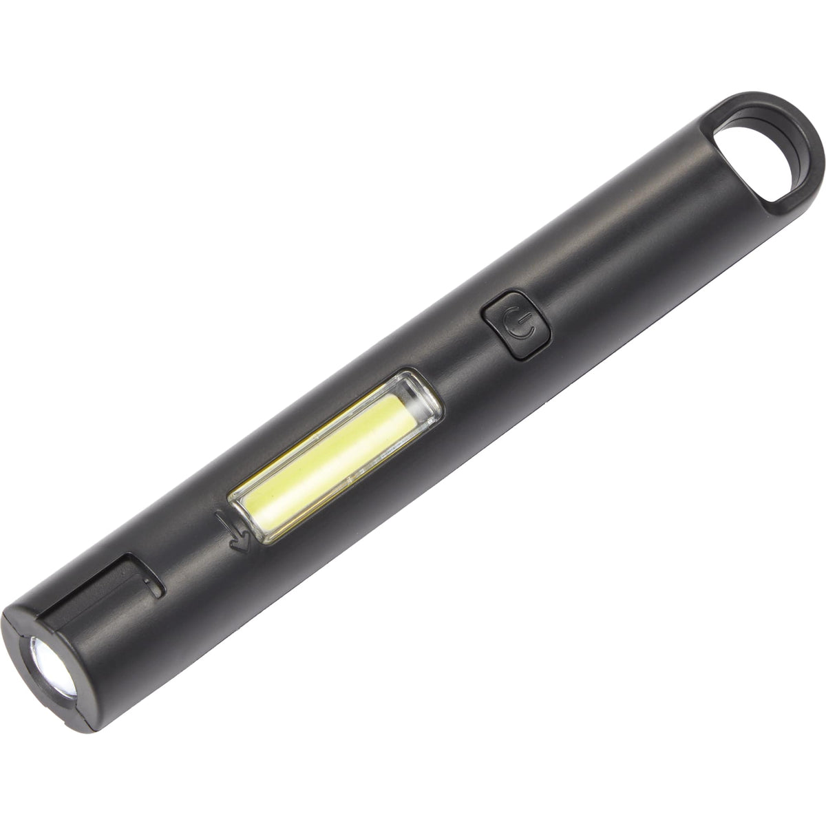 Ice Scraper with Flashlight and Work Light - Black - Right Angle