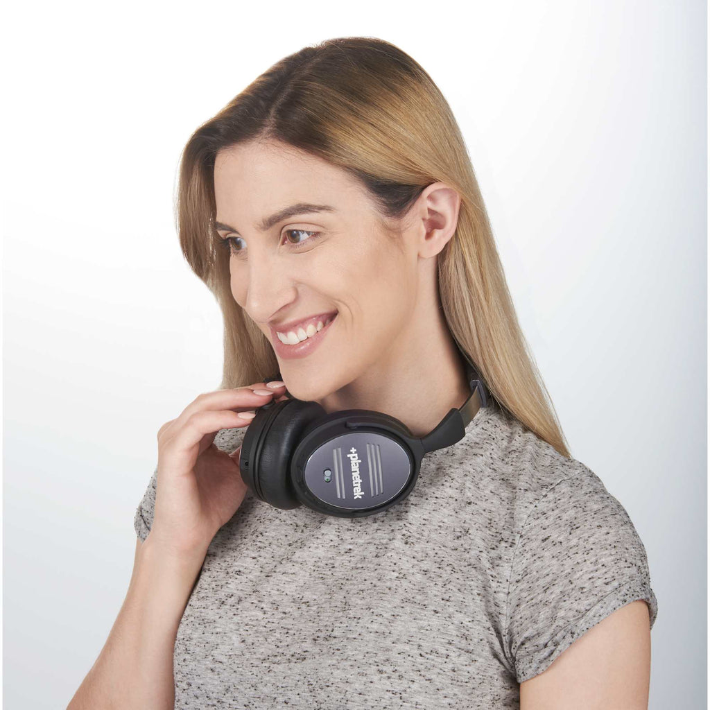 ifidelity Noise Cancelling Bluetooth Headphones with Case Laser Engraving - Black - Photo 2