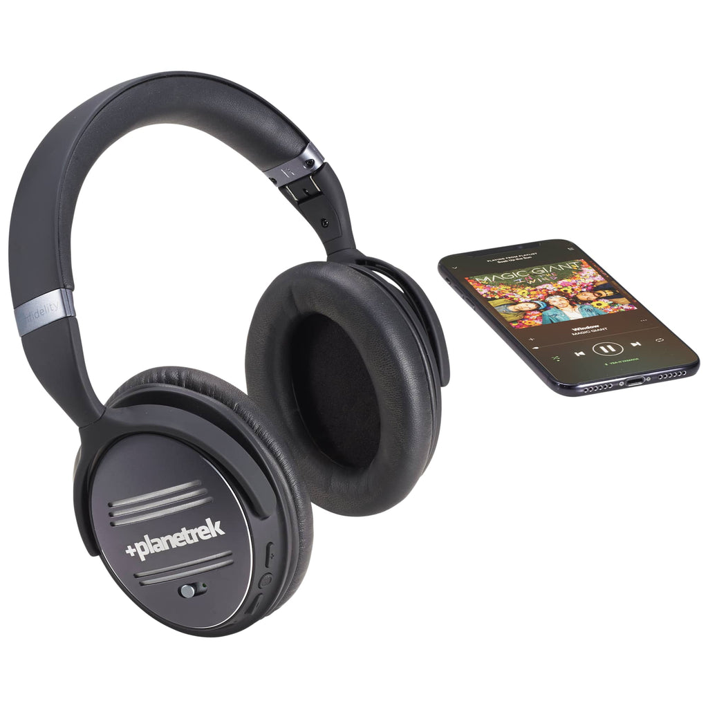 ifidelity Noise Cancelling Bluetooth Headphones with Case Laser Engraving - Black - Photo 3
