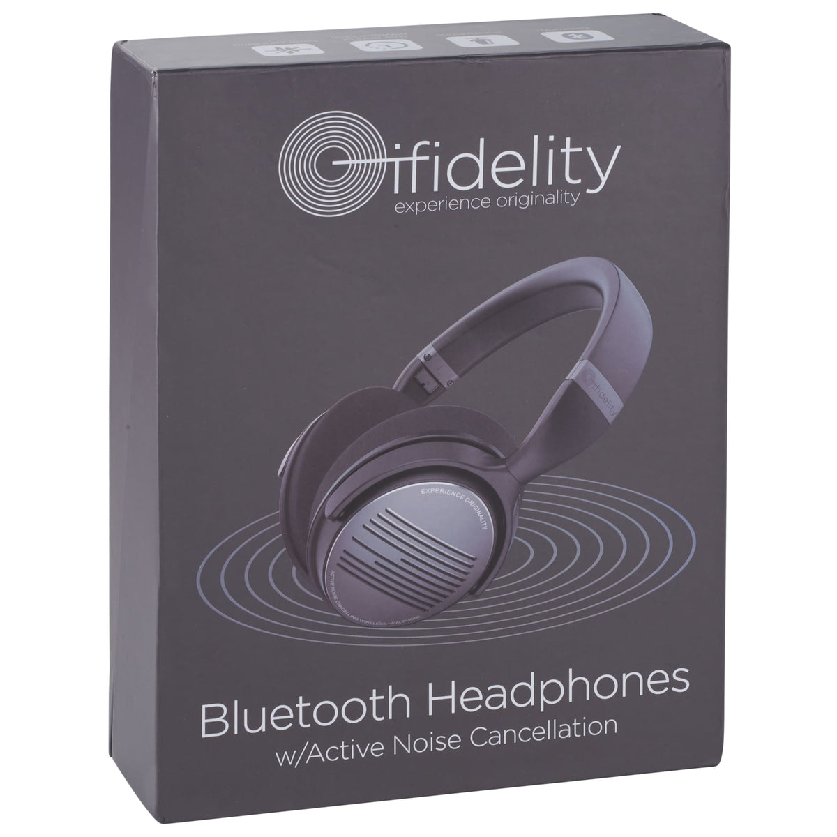 ifidelity Noise Cancelling Bluetooth Headphones with Case Laser Engraving - Black - Photo 4