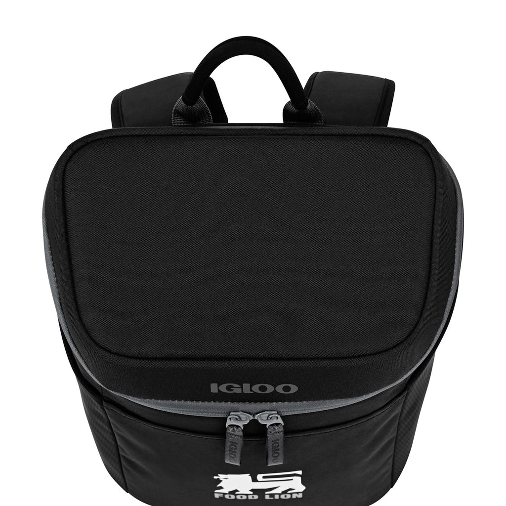 Igloo Day Chiller Recycled Backpack Cooler, 12 Cans - Black - View 3