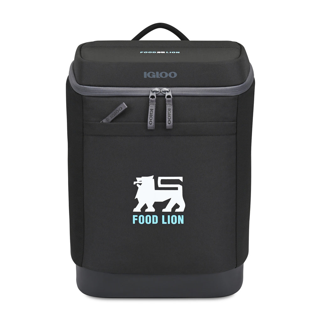 Igloo Day Chiller Recycled Backpack Cooler, 24 Cans Transfer - Black - View 1