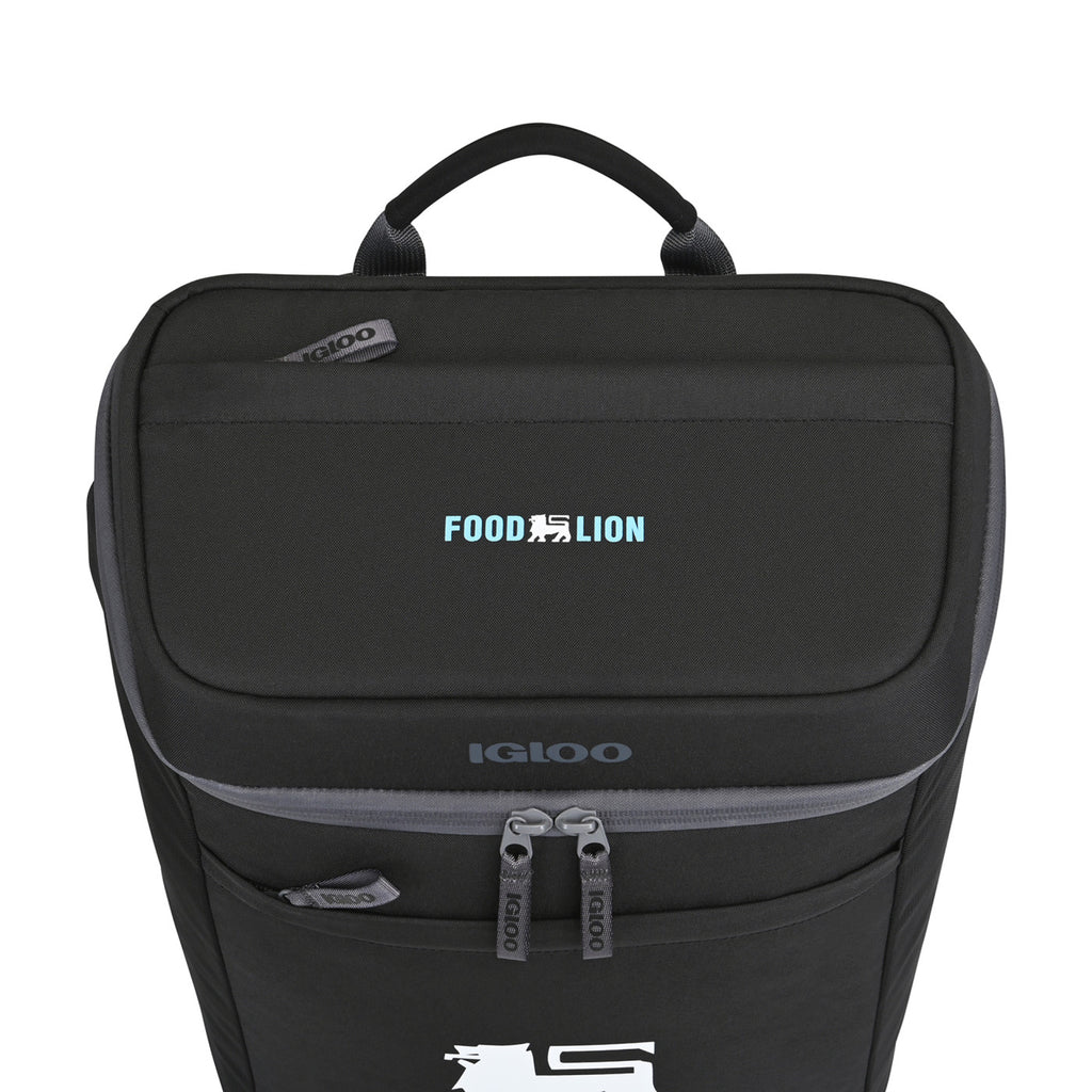Igloo Day Chiller Recycled Backpack Cooler, 24 Cans Transfer - Black - View 4