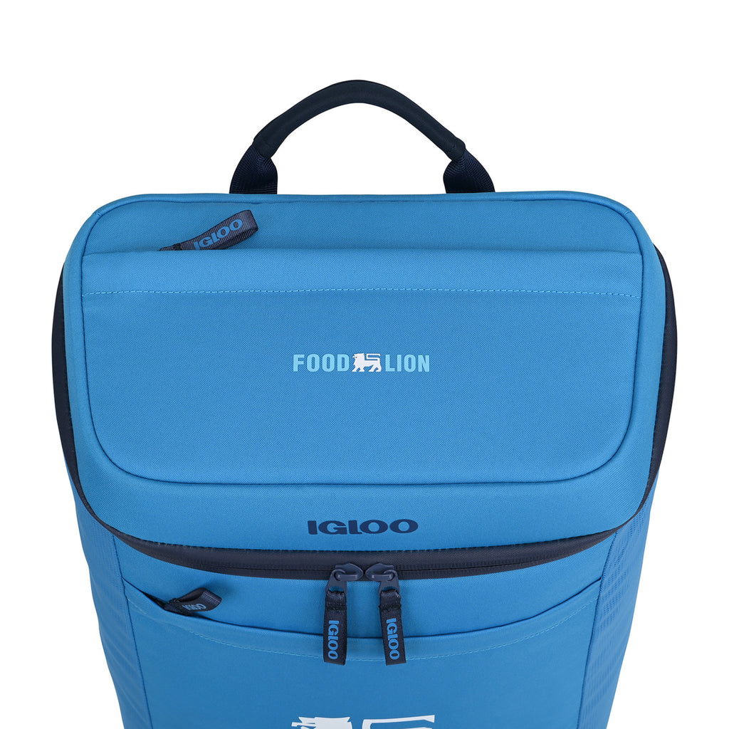 Igloo Day Chiller Recycled Backpack Cooler, 24 Cans Transfer - Brilliant Blue - View 3