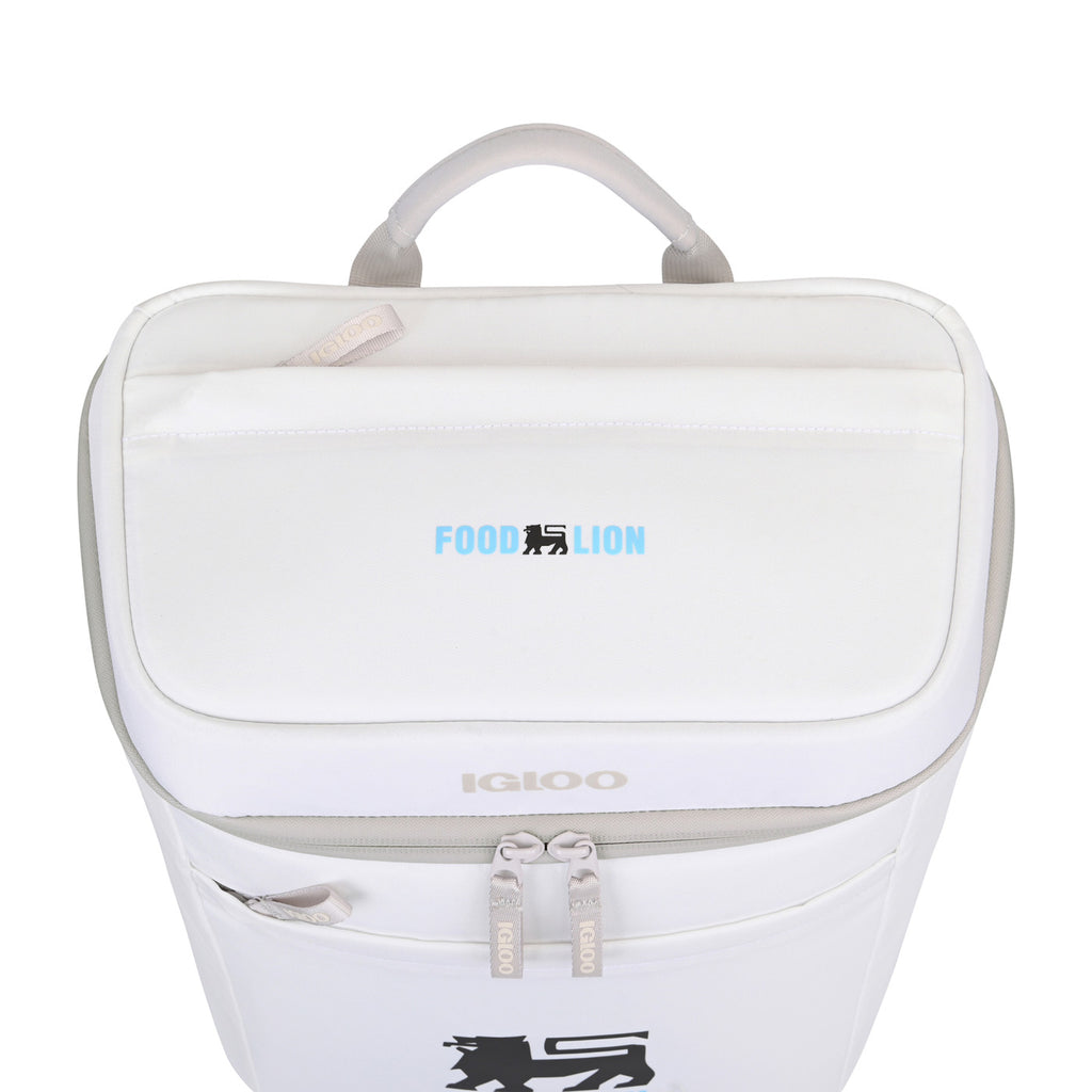 Igloo Day Chiller Recycled Backpack Cooler, 24 Cans Transfer - Cloud White - View 3
