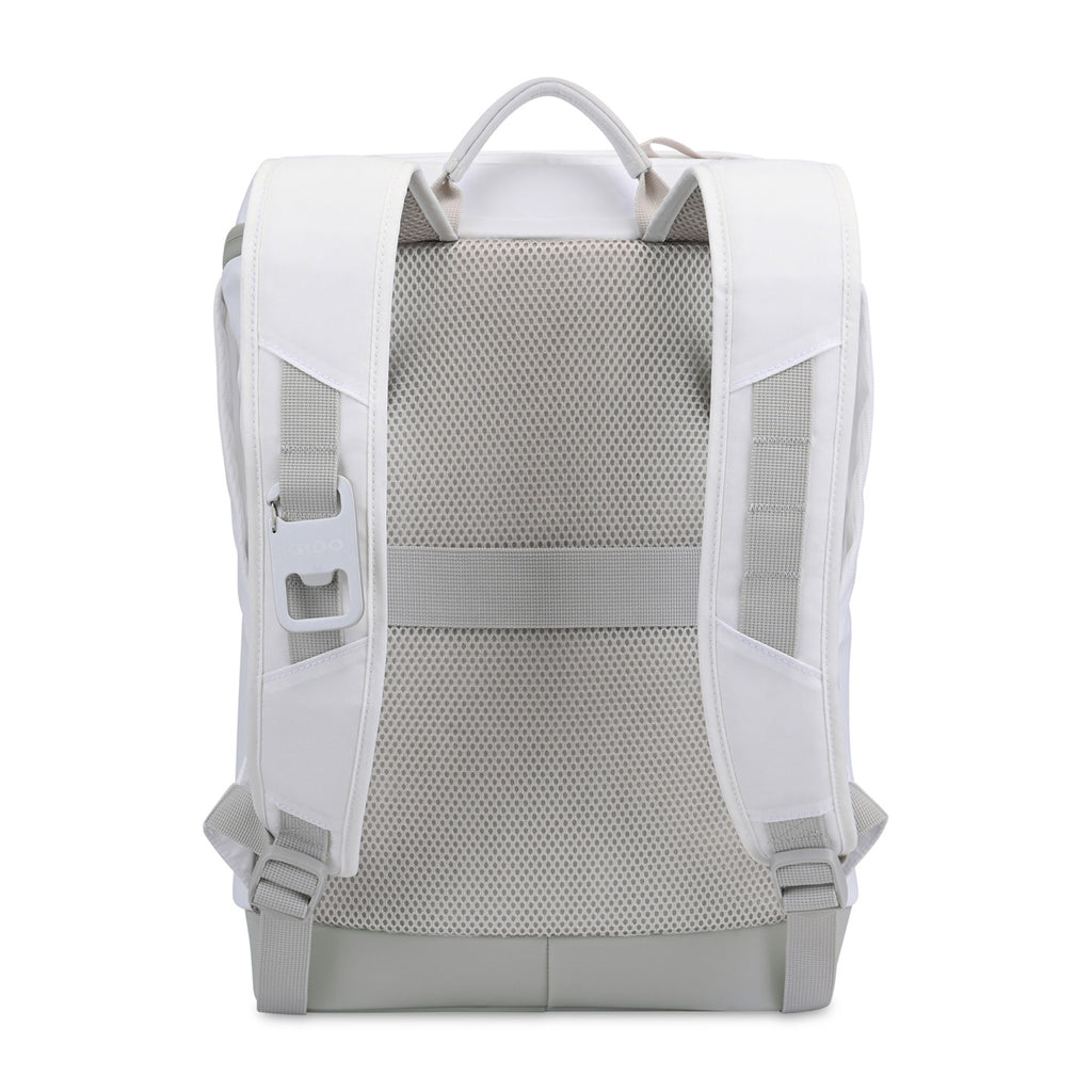 Igloo Day Chiller Recycled Backpack Cooler, 24 Cans Transfer - Cloud White - View 4
