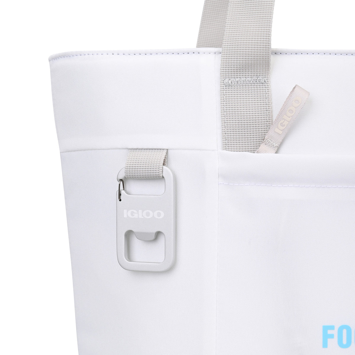 Igloo Day Chiller Recycled Tote Cooler, 20 Cans Embroidery - Cloud White - View 6