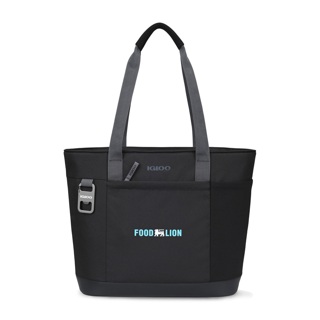 Igloo Day Chiller Recycled Tote Cooler, 20 Cans Transfer - Black - View 1