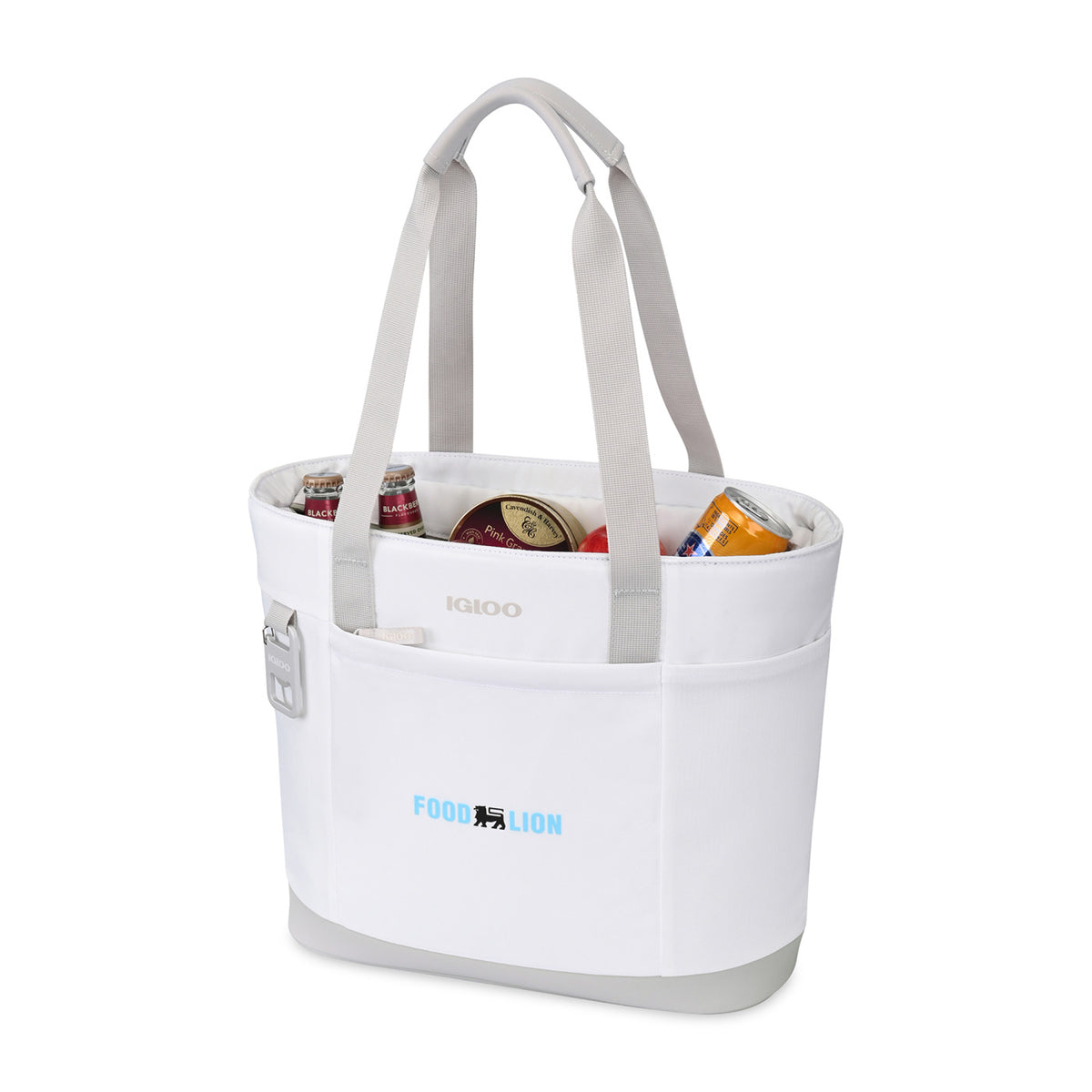 Igloo Day Chiller Recycled Tote Cooler, 20 Cans Transfer - Cloud White - View 2