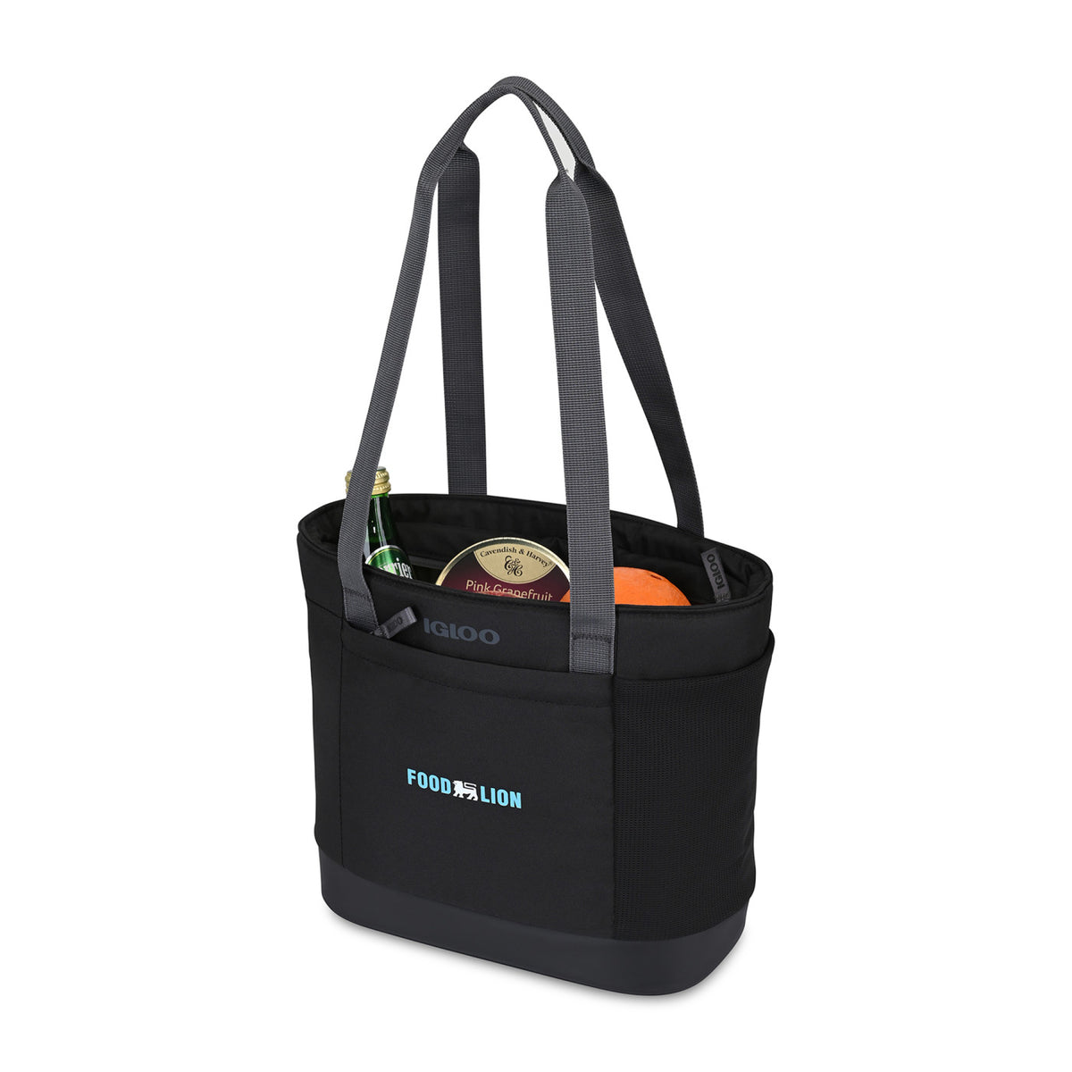 Igloo Day Chiller Recycled Tote Cooler, 9 Cans Embroidery - Black - View 3