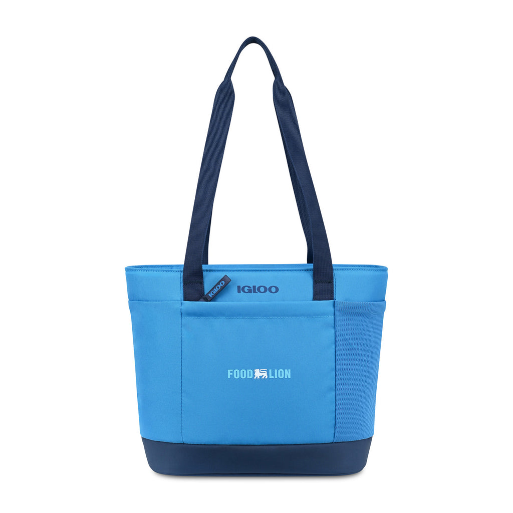 Igloo Day Chiller Recycled Tote Cooler, 9 Cans Embroidery - Brilliant Blue - View 1
