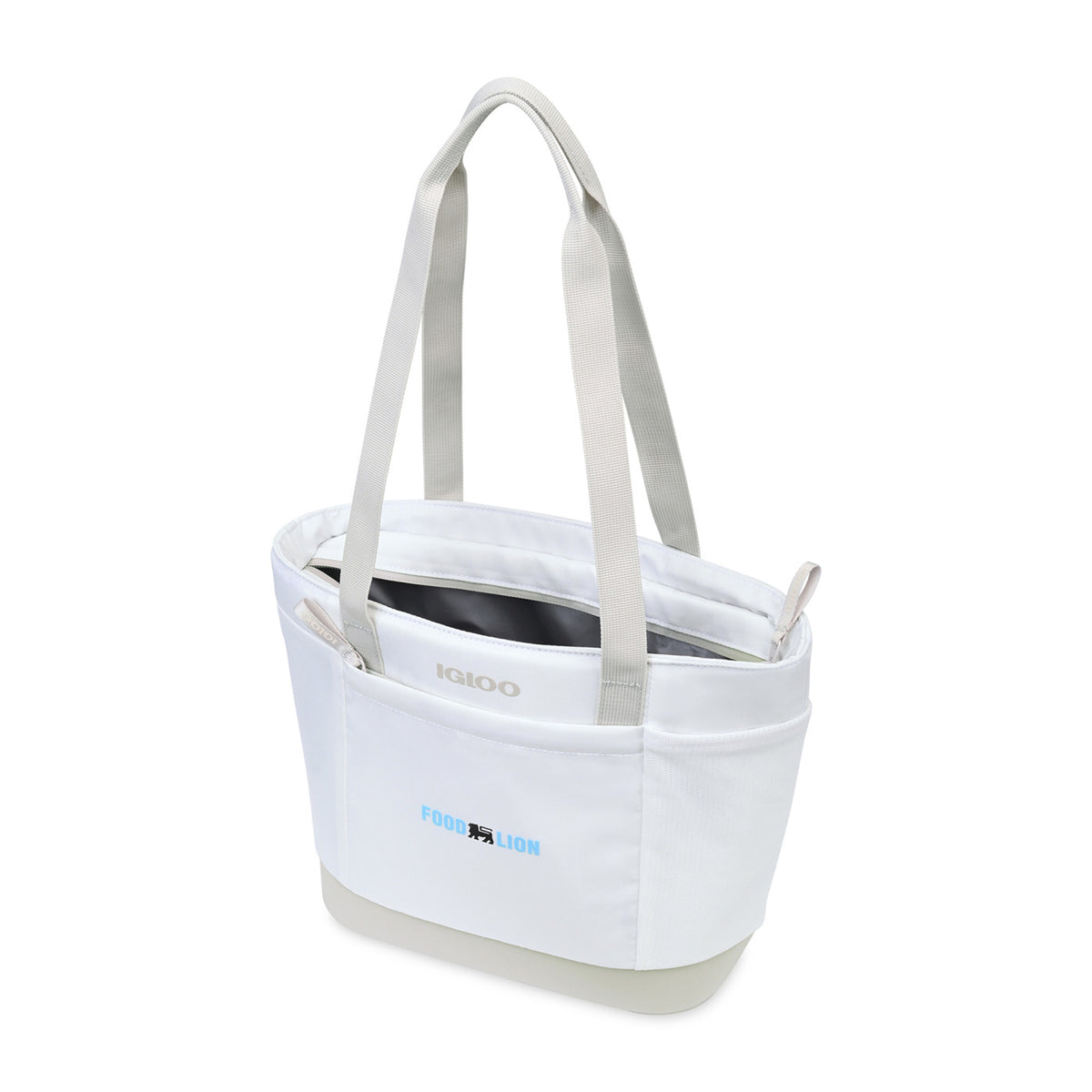 Igloo Day Chiller Recycled Tote Cooler, 9 Cans Embroidery - Cloud White - View 2