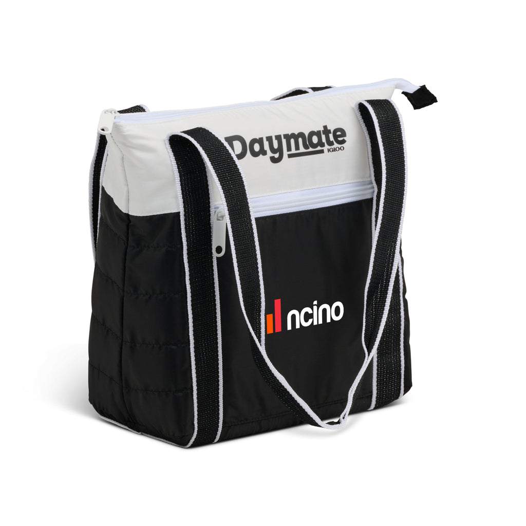 Igloo Daymate Packable Recycled Cooler, 10 Cans Transfer - White/Black - View 4