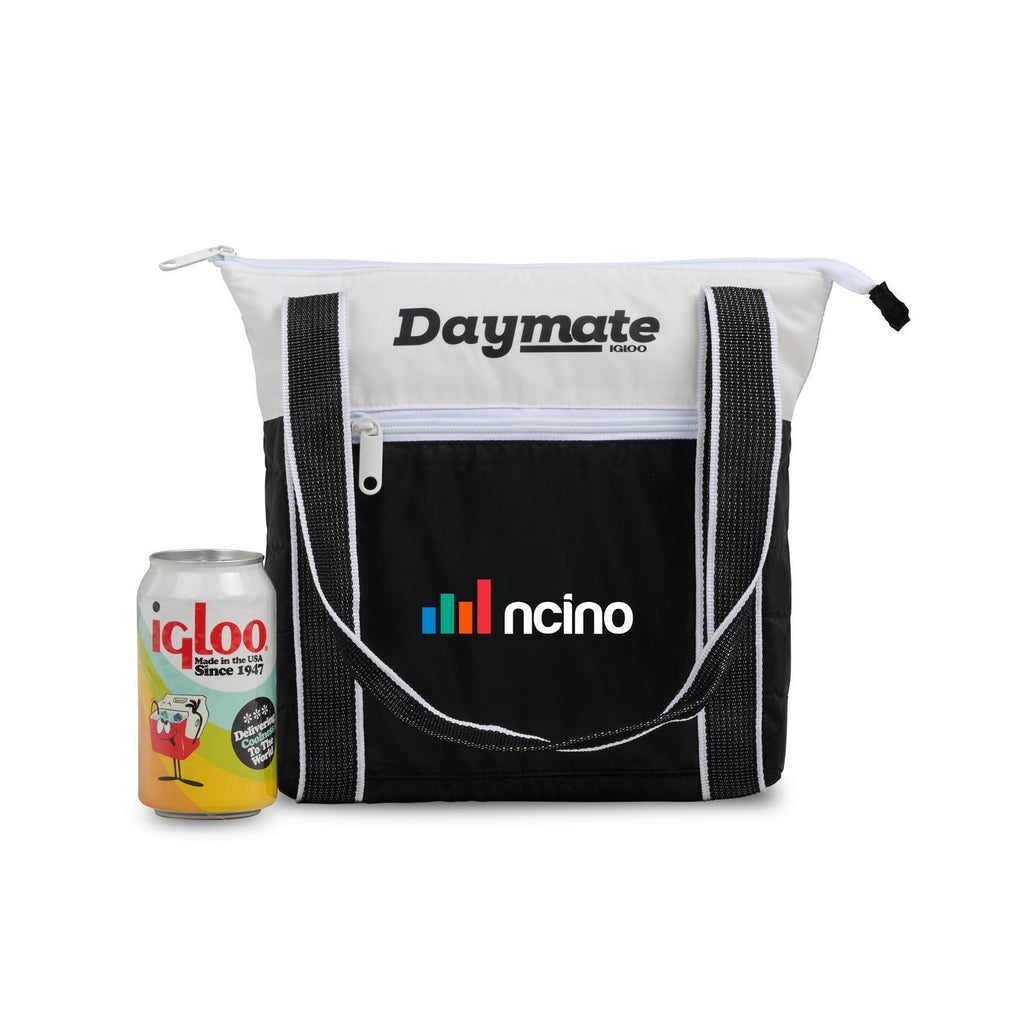 Igloo Daymate Packable Recycled Cooler, 10 Cans Transfer - White/Black - View 6