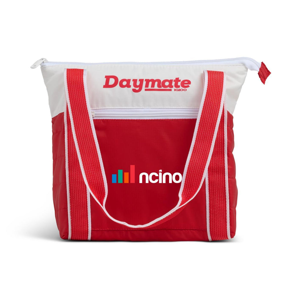 Igloo Daymate Packable Recycled Cooler, 10 Cans Transfer - White/Red - View 2