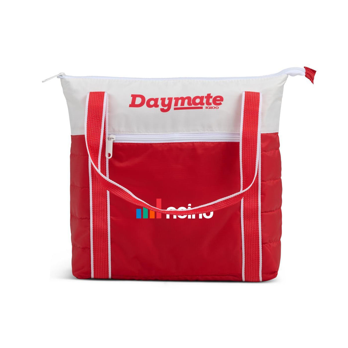Igloo Daymate Packable Recycled Cooler, 15 Cans Transfer - White/Red - View 3