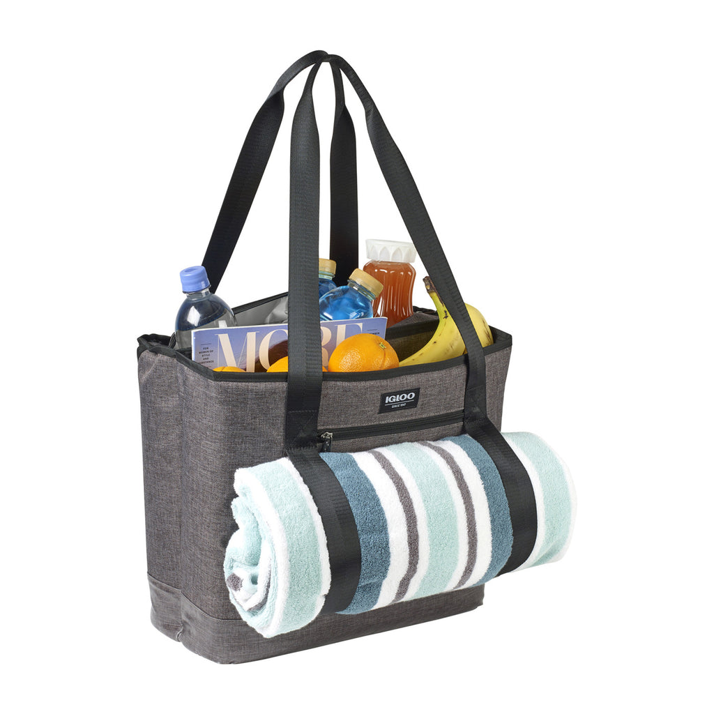 Igloo Daytripper Tote Cooler with Dry Compartment, 20 Cans - Heather Gray - View 2