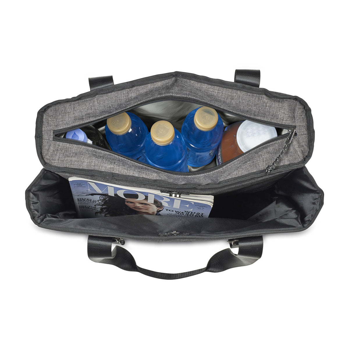 Igloo Daytripper Tote Cooler with Dry Compartment, 20 Cans - Heather Gray - View 3