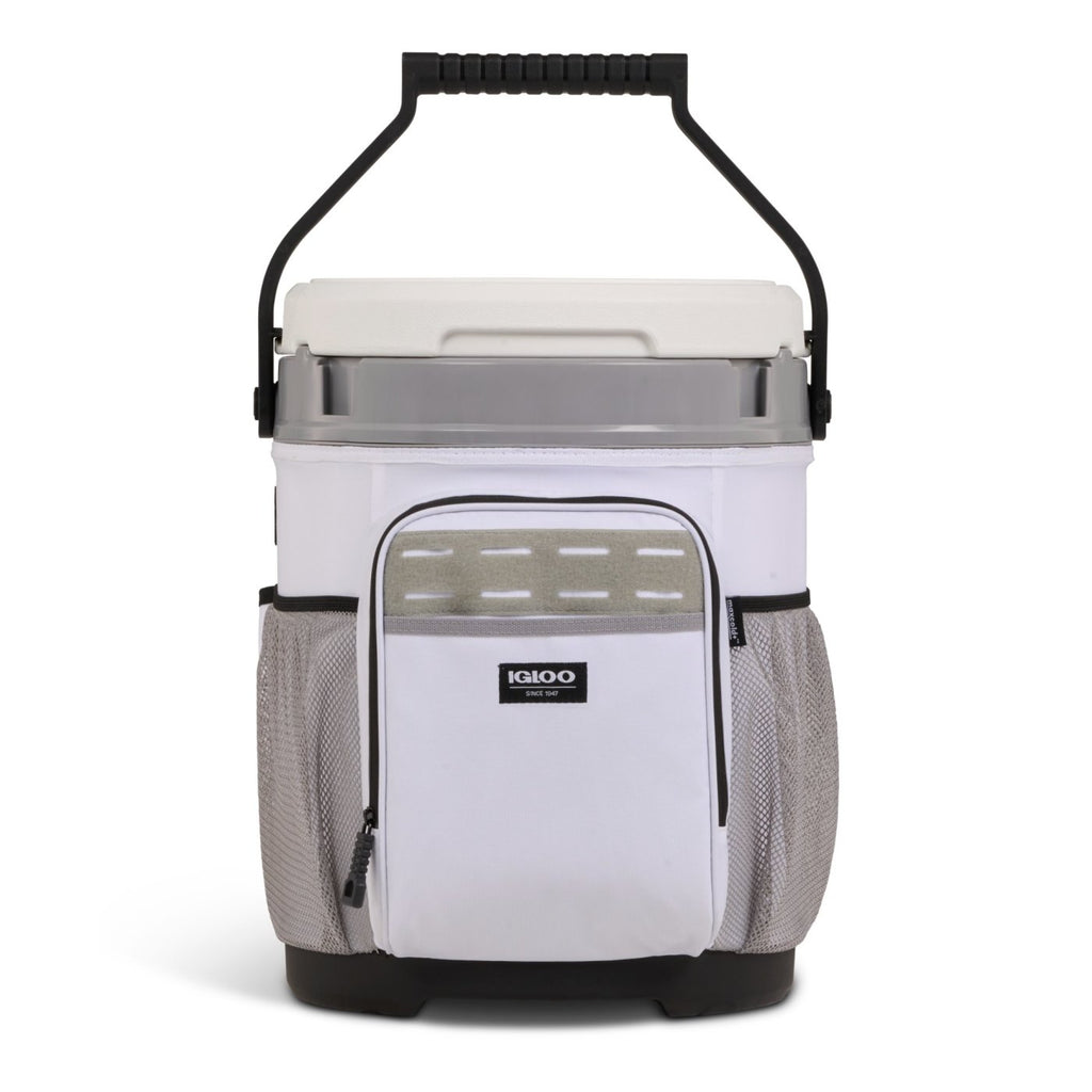 Igloo Insulated Bucket Cooler and Seat, 5 Gallon Full Color - White - View 1