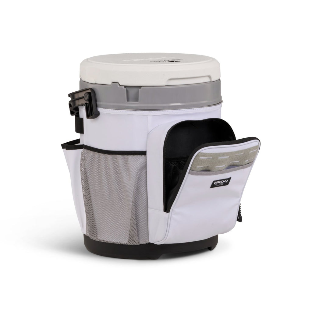 Igloo Insulated Bucket Cooler and Seat, 5 Gallon Full Color - White - View 6
