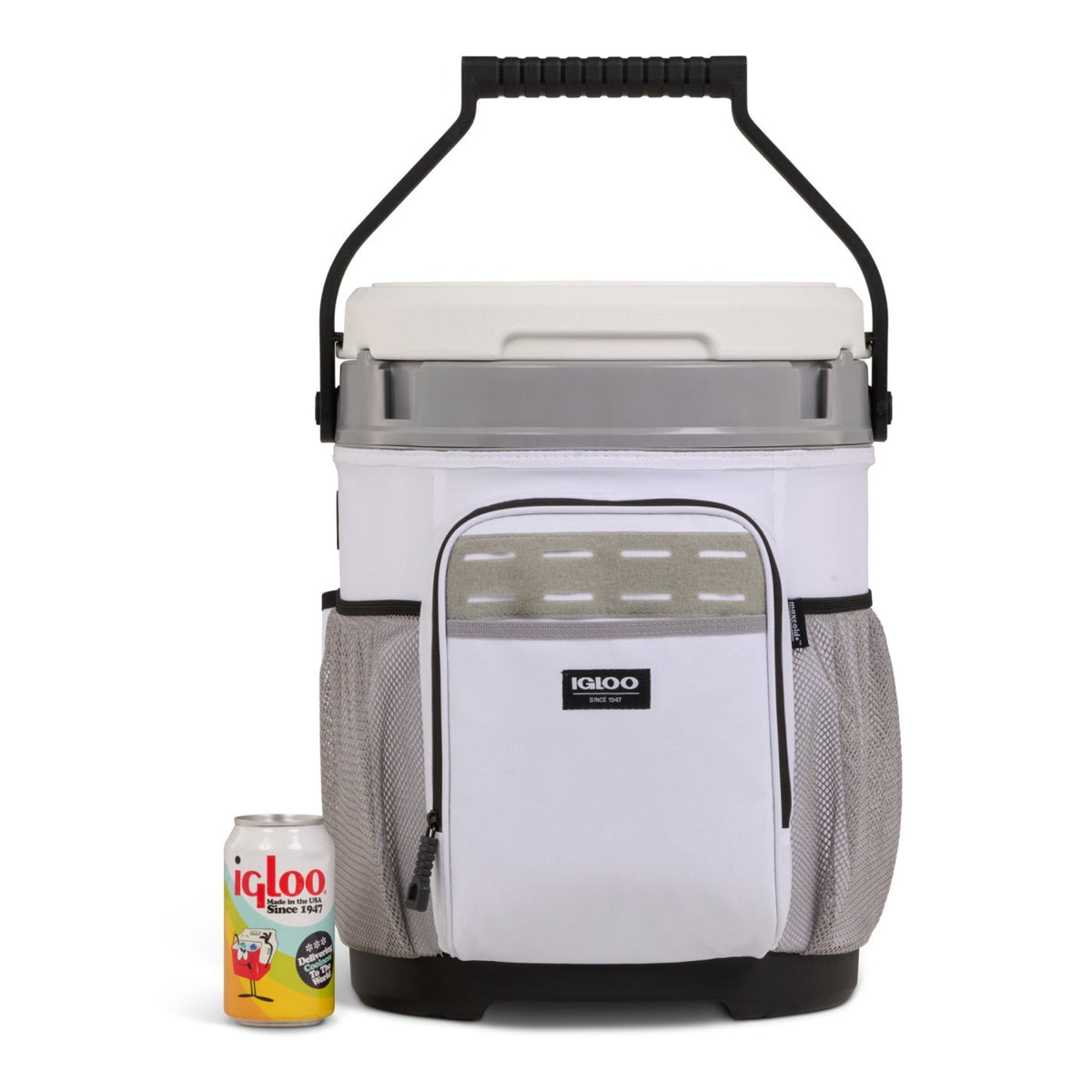 Igloo Insulated Bucket Cooler and Seat, 5 Gallon Full Color - White - View 7