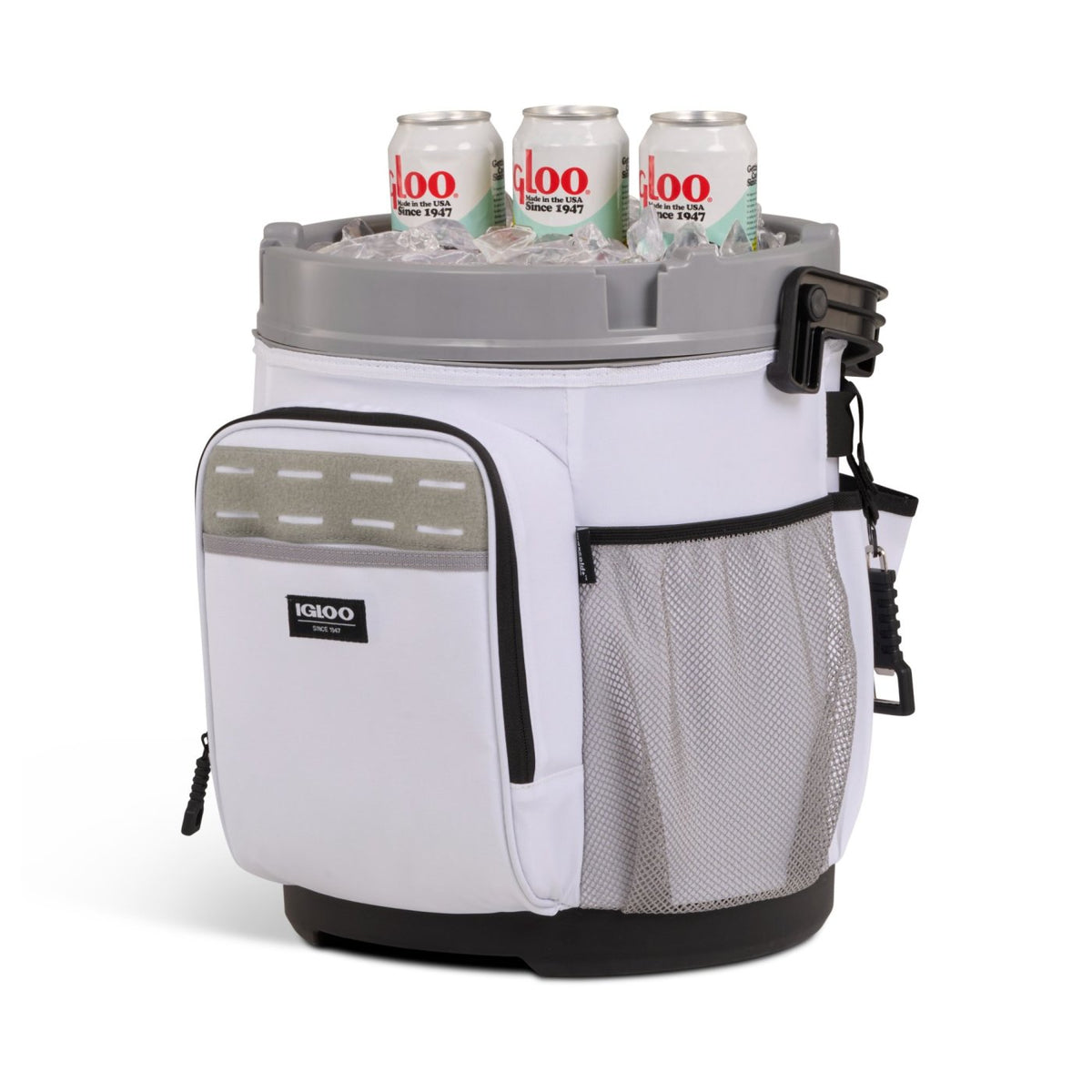 Igloo Insulated Bucket Cooler and Seat, 5 Gallon Full Color - White - View 8