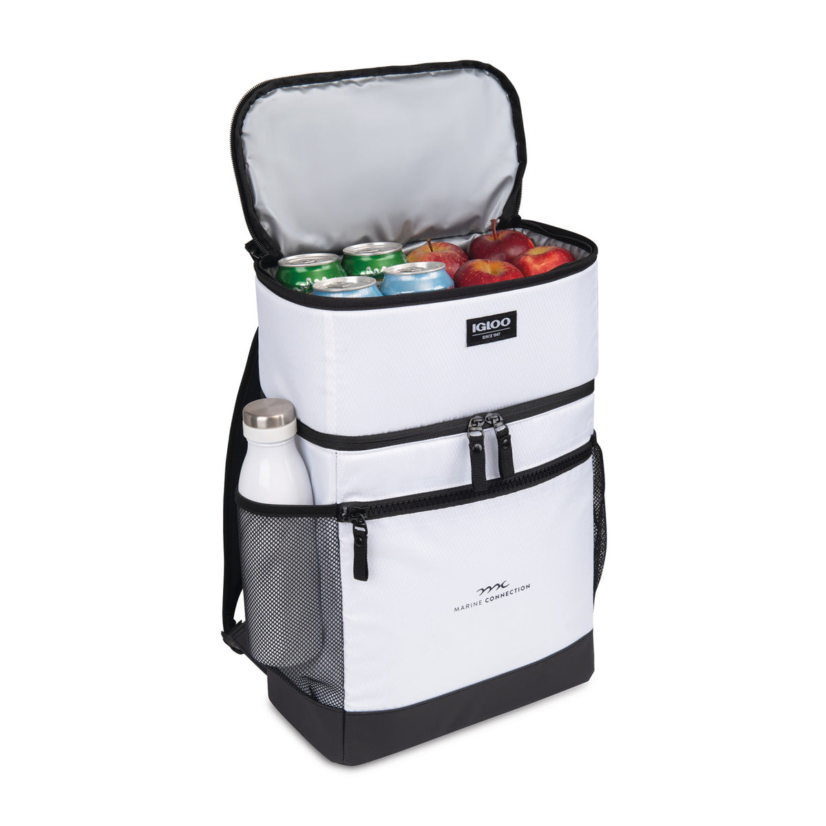 Igloo Maddox Backpack Cooler, 28 Cans Transfer - White - View 2