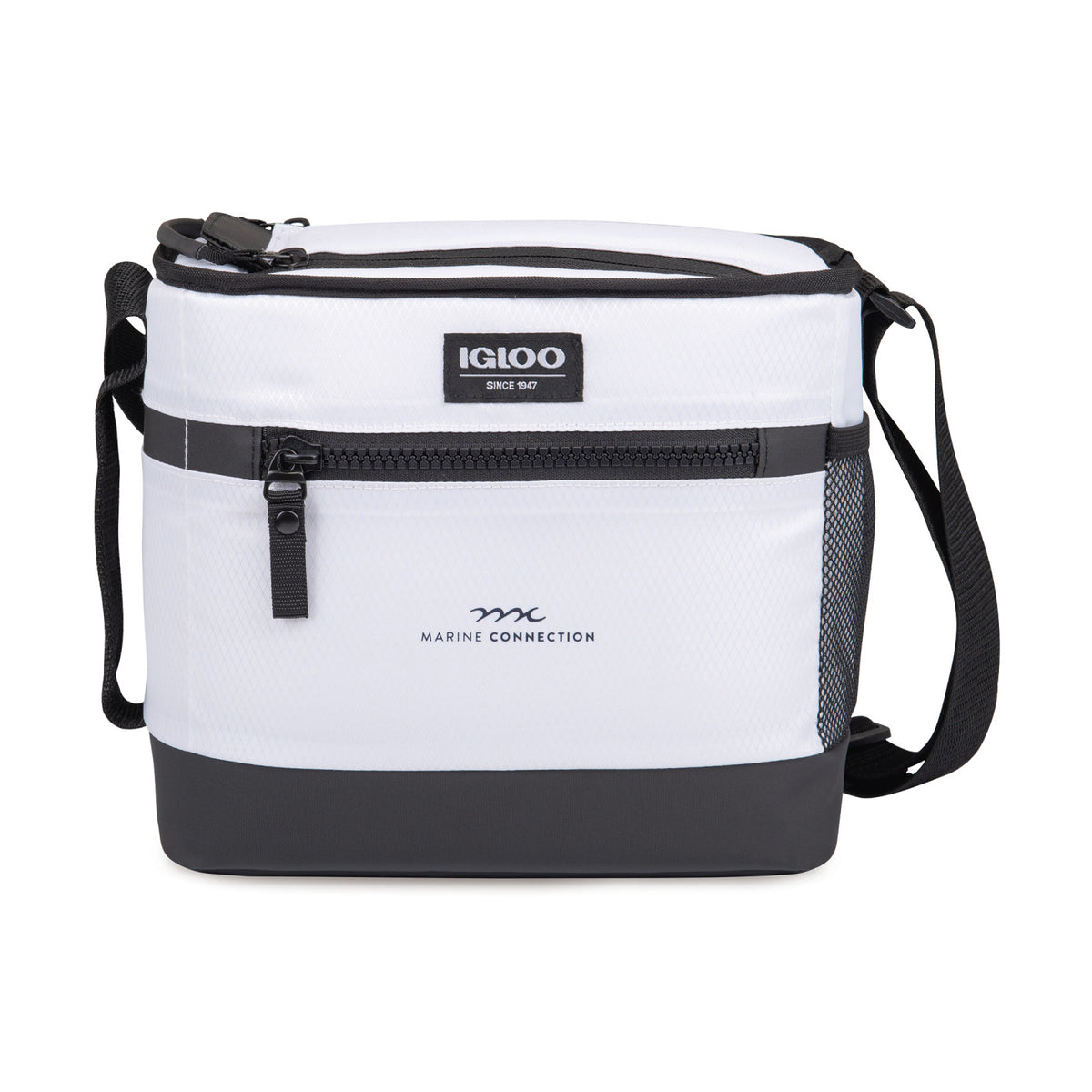 Igloo Maddox Cooler with Pull Handle Opening, 12 Cans Transfer - White - View 1