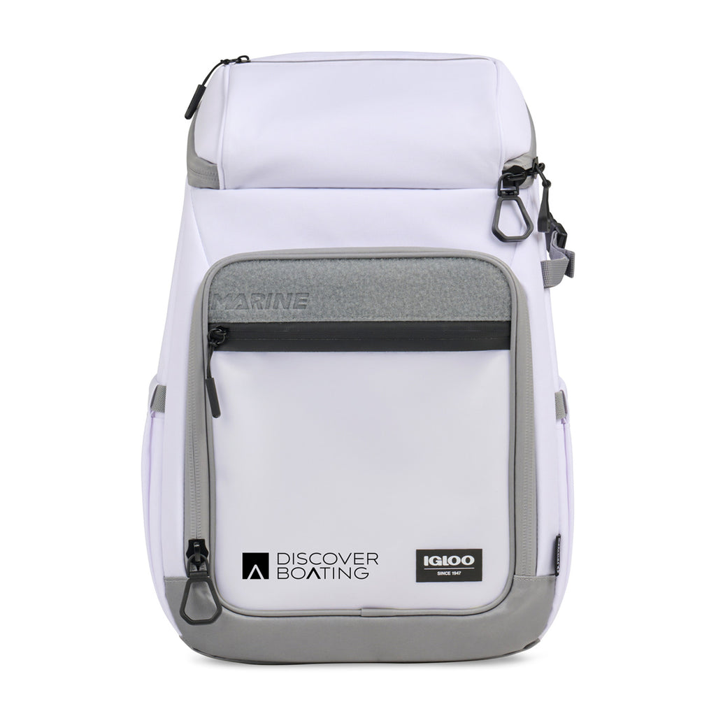 Igloo Marine Backpack Cooler, 30 Cans - White - View 1