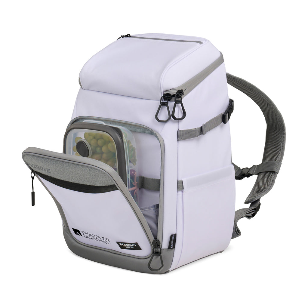 Igloo Marine Backpack Cooler, 30 Cans - White - View 3