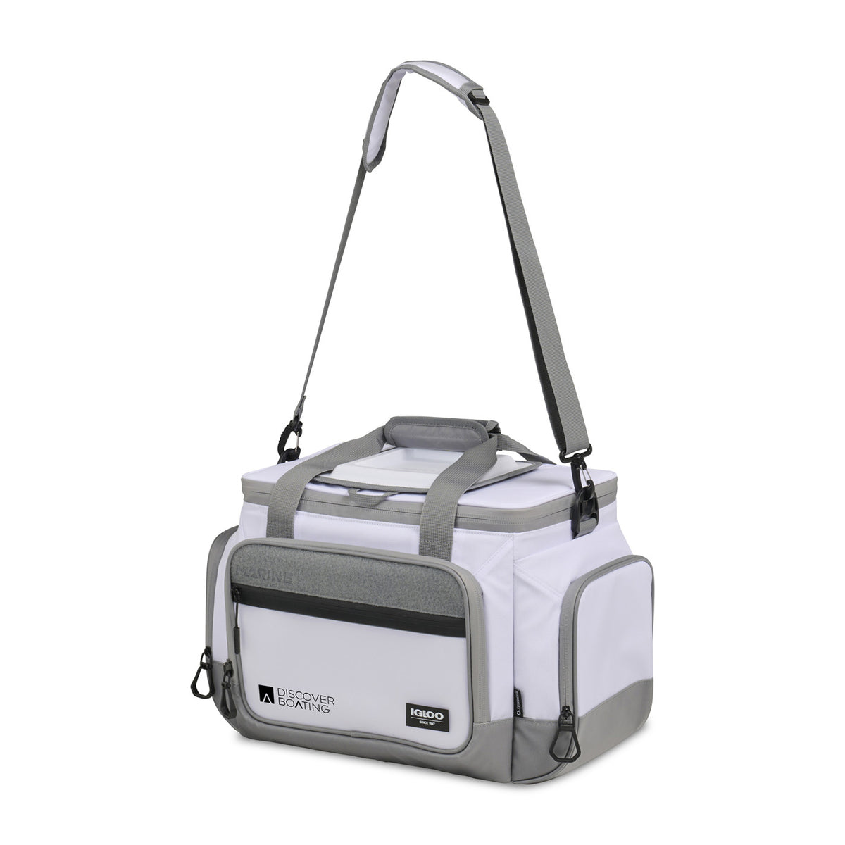 Igloo Marine Square Cooler with Hatch Lid, 30 Cans - White - View 10