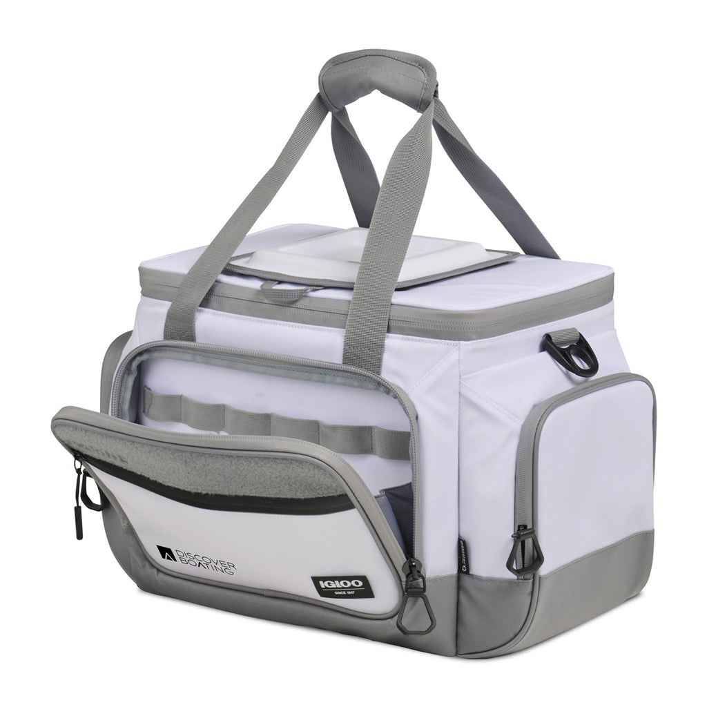 Igloo Marine Square Cooler with Hatch Lid, 30 Cans - White - View 6