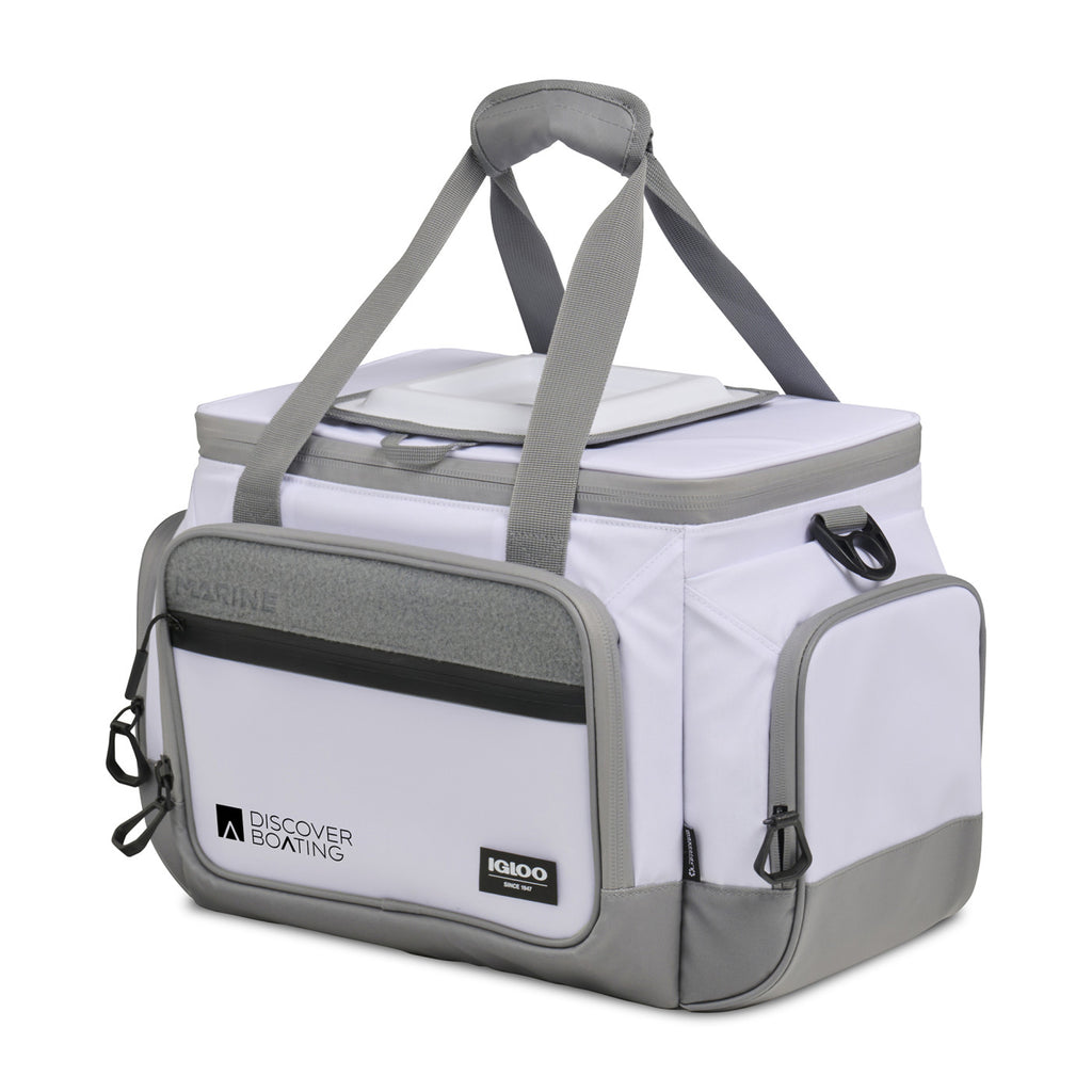 Igloo Marine Square Cooler with Hatch Lid, 30 Cans - White - View 9