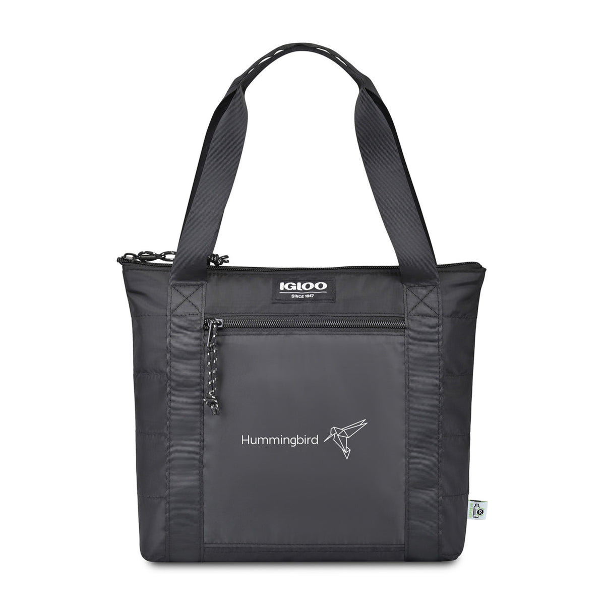 Igloo Packable Puffer Cooler Bag, 10 Cans Transfer - Black - View 1