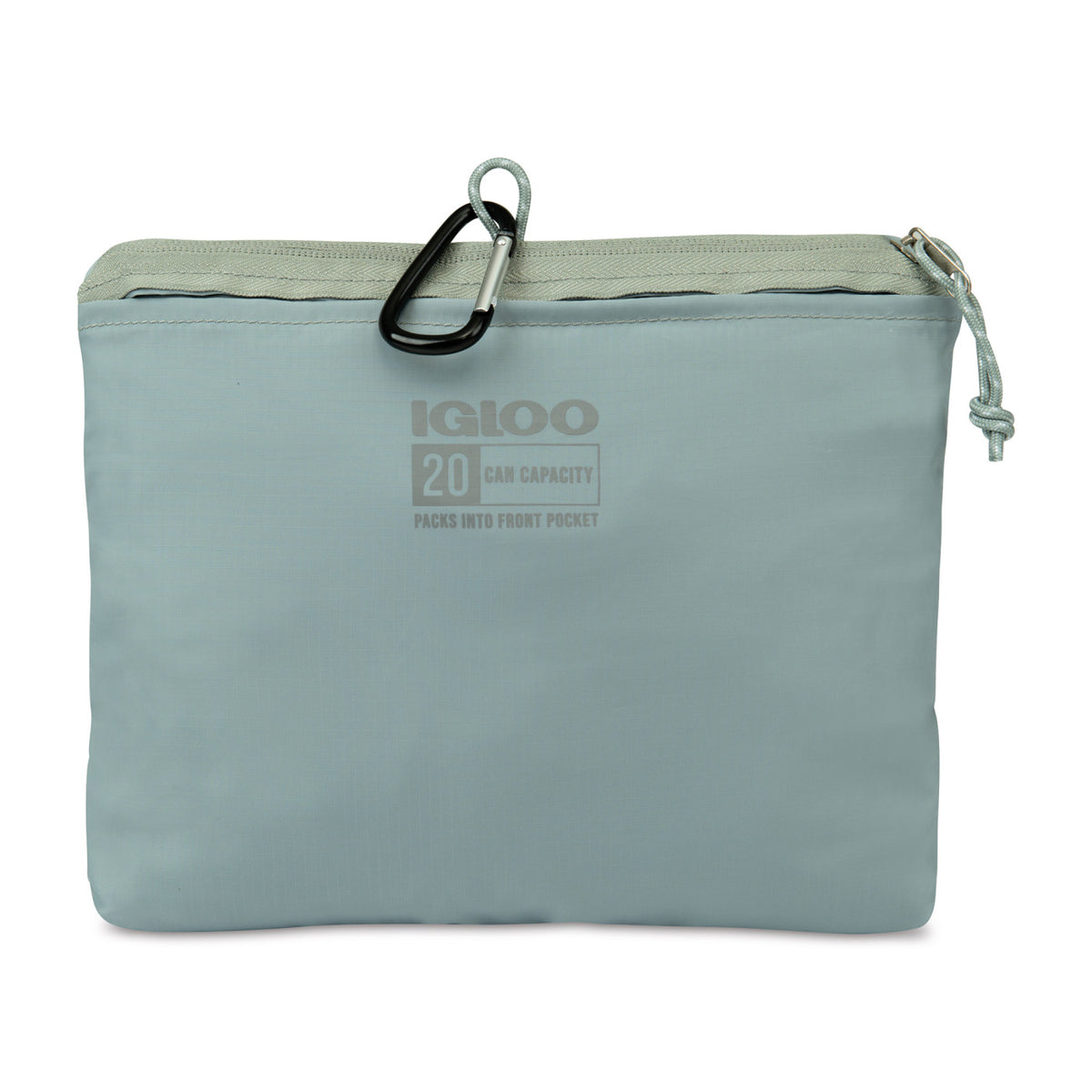 Igloo Packable Puffer Cooler Bag, 20 Cans Transfer - Aqua Gray - View 3