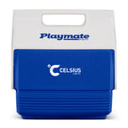 Igloo Playmate Mini Cooler, 4 Qt Full Color - White-Majestic Blue - View 1
