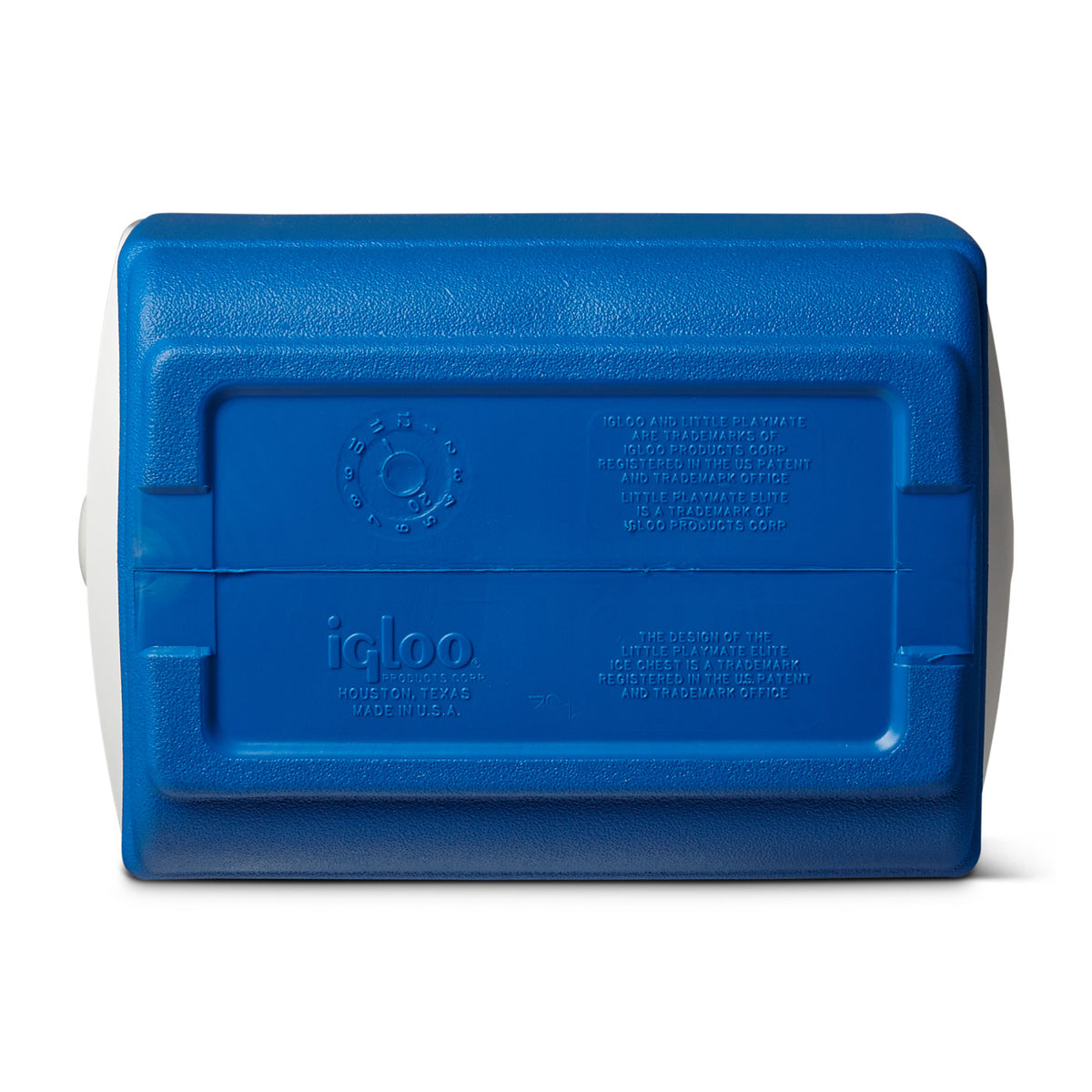 Igloo Playmate Pal Cooler, 7 Qt Full Color - White-Majestic Blue - View 7