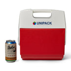 Igloo Playmate Pal Cooler, 7 Qt Full Color - White-Red Star - View 2