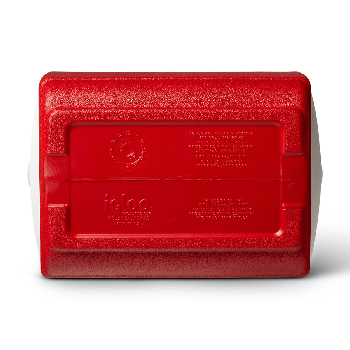 Igloo Playmate Pal Cooler, 7 Qt Full Color - White-Red Star - View 8