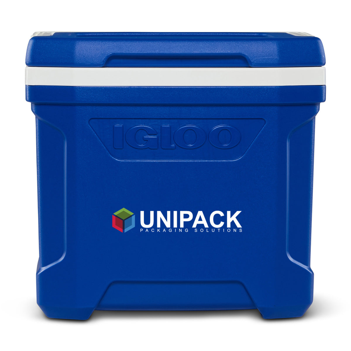 Igloo Profile Hard Cooler, 16 Qt Full Color - White-Majestic Blue - View 1