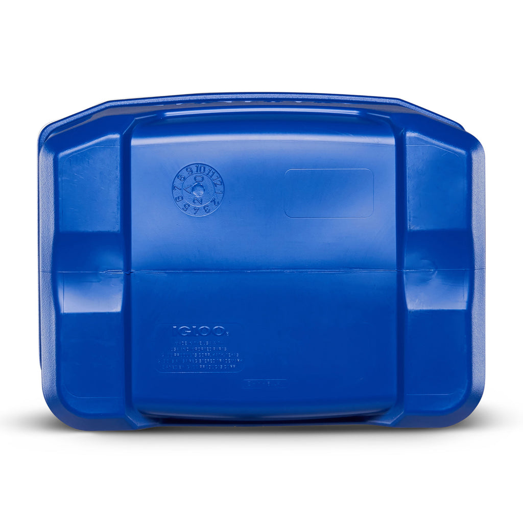 Igloo Profile Hard Cooler, 16 Qt Full Color - White-Majestic Blue - View 11