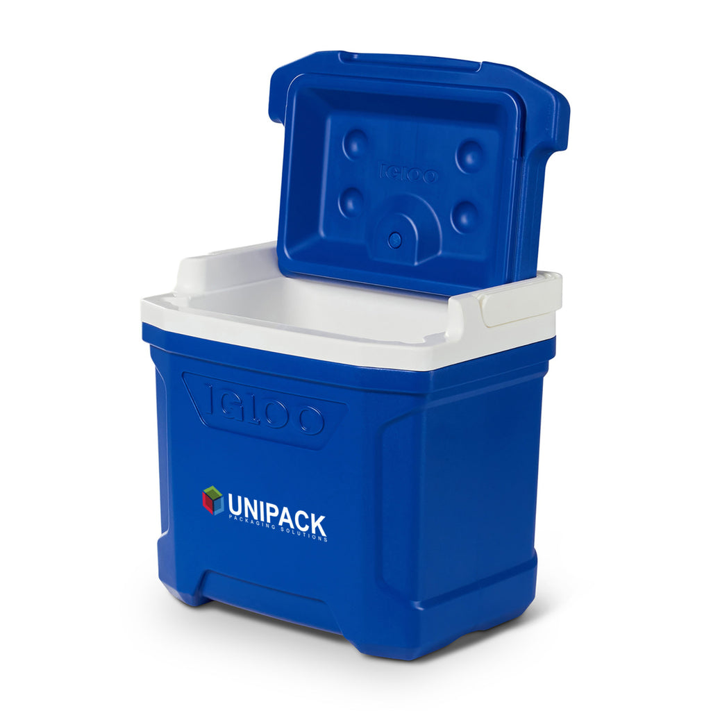 Igloo Profile Hard Cooler, 16 Qt Full Color - White-Majestic Blue - View 5