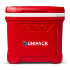 Igloo Profile Hard Cooler, 16 Qt Full Color - White-Red Star - View 1