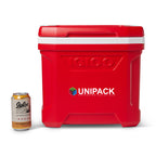Igloo Profile Hard Cooler, 16 Qt Full Color - White-Red Star - View 2