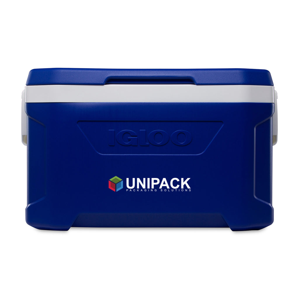 Igloo Profile Hard Cooler, 50 Qt Full Color - White-Majestic Blue - View 1